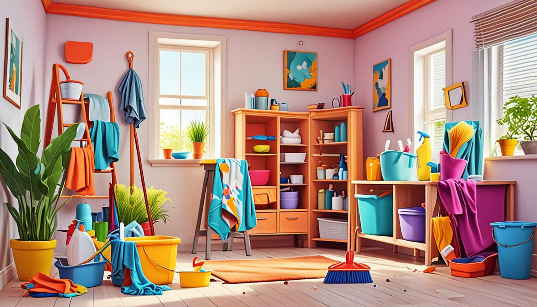 The importance of a weekly cleaning schedule to keep the house organized